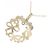 Autre Marque Collana in diamante con nastro K10YG D'oro - vista 3
