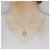 Autre Marque Collana in diamante con nastro K10YG D'oro - vista 6