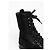 Chanel Botas de combate de ante negro acolchadas - talla EU 38,5 (UK 5,5) - vista 4
