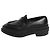 Giuseppe Zanotti Mocassini in pelle nera spessa - taglia EU 37,5 Nero