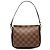 Trousse Pochette Damier Ebene Marrone Louis Vuitton