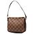 Trousse Pochette Damier Ebene Marrone Louis Vuitton - vista 2