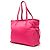 Borsa tote aperta e convertibile in tessuto con rifiniture Saffiano rosa di Prada - vista 2
