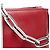 Prada Rote Bicolor Saffiano Lux Umhängetasche - Ansicht 6