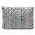 Chanel Graue mittlere Stepp-Lammleder Data Center O Clutch Braun