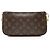 Multi Pochette Multi-Pochette Accessori in Tela Monogramma Louis Vuitton Marrone - vista 3