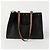 Fendi Peacock Small Tote Shoulder Bag Black - view 5