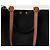 Fendi Peacock Small Tote Shoulder Bag Black - view 6