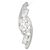 Autre Marque Platin-Diamant-Halskette Silber