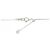 Autre Marque Platin-Diamant-Halskette Silber - Ansicht 5