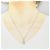 Autre Marque Platin-Diamant-Halskette Silber - Ansicht 6