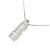 Autre Marque Platin-Diamant-Halskette Silber - Ansicht 3