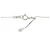 Autre Marque Platin-Diamant-Halskette Silber - Ansicht 5