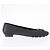 LOUIS VUITTON Zapatos Planos de Cuero Negro LV Auth ti3573 - vista 22