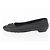 LOUIS VUITTON Zapatos Planos de Cuero Negro LV Auth ti3573 - vista 23
