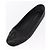 LOUIS VUITTON Zapatos Planos de Cuero Negro LV Auth ti3573 - vista 24