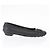 LOUIS VUITTON Zapatos Planos de Cuero Negro LV Auth ti3573 - vista 4