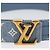 LOUIS VUITTON Cintura in Denim Monogram Nuova Onda Blu M0146 Auth 159446SM - vista 5