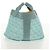 Hermès HERMES Animo Pixel GM Handtasche Canvas Hellblau Silber Auth 158904V - Ansicht 4