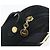 Borsa a Spalla Salvatore Ferragamo in Camoscio Blu Navy Oro Auth 158402 D'oro - vista 10
