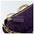 PRADA Borsa a Spalla con Catena Nylon Viola Oro Auth 157669 D'oro Porpora - vista 10