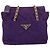 PRADA Borsa a Spalla con Catena Nylon Viola Oro Auth 157669 D'oro Porpora - vista 13