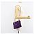 PRADA Borsa a Spalla con Catena Nylon Viola Oro Auth 157669 D'oro Porpora - vista 24