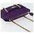 PRADA Borsa a Spalla con Catena Nylon Viola Oro Auth 157669 D'oro Porpora - vista 6