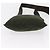 Borsa a Spalla PRADA Nylon Kaki Argento Autentica 156928 Cachi - vista 5