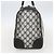 Borsa a Mano GUCCI GG Supreme PVC Blu Navy Oro Auth ka1142 D'oro - vista 4
