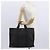 Hermès HERMES Her Line MM Hand Bag Canvas Gray Silver Auth mr1717 Brown Silvery - view 21
