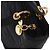 Christian Dior Borsa Lady Dior Canage in nylon nero e oro Auth ka1172 D'oro - vista 15