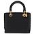 Christian Dior Borsa Lady Dior Canage in nylon nero e oro Auth ka1172 D'oro - vista 3