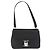 Borsa a Spalla Vala in Pelle Nera e Argento di Salvatore Ferragamo Auth bs31823 Nero - vista 13
