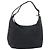 Borsa a Spalla Gancini in Nylon Nero e Argento di Salvatore Ferragamo Auth bs32062