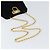 Borsa a Spalla Gancini Chain di Salvatore Ferragamo in Camoscio Nero e Oro Auth 148567 D'oro - vista 7