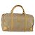 Céline Borsa Boston in tela Macadam CELINE PVC Beige Oro Auth 151574 D'oro
