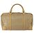 Céline Borsa Boston in tela Macadam CELINE PVC Beige Oro Auth 151574 D'oro - vista 2