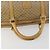 Céline Borsa Boston in tela Macadam CELINE PVC Beige Oro Auth 151574 D'oro - vista 7