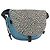 Borsa LOEWE Gate Piccola Borsa a Spalla Pelle Azzurro Chiaro Oro Auth 159318SM D'oro Blu chiaro