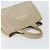 PRADA Borsa Tote Kanapa MM Canvas Beige Oro Auth bs32043 D'oro - vista 6