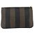 Pequin FENDI Pecan Canvas Tasche PVC Schwarz Braun Auth 157951 - Ansicht 2