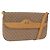 Gucci Borsa a Spalla Micro GG Supreme PVC Beige Oro 104 004 0024 Auth BA9178 D'oro