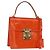 LOUIS VUITTON Borsa a Mano Spring Street Monogram Vernis Arancione M91025 Auth 158151