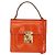LOUIS VUITTON Borsa a Mano Spring Street Monogram Vernis Arancione M91025 Auth 158151 - vista 13