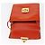 LOUIS VUITTON Borsa a Mano Spring Street Monogram Vernis Arancione M91025 Auth 158151 - vista 9
