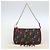 FENDI Zucchino Canvas Accessory Pouch Multicolor Gold Auth 159466V Multiple colors Golden - view 12