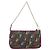 FENDI Zucchino Canvas Accessory Pouch Multicolor Gold Auth 159466V Multiple colors Golden - view 2
