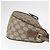 Gucci Borsa GG Supreme Web Sherry Line PVC Beige Oro 14 02 032 Auth 157751 D'oro - vista 4