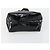 Borsa a Spalla PRADA Nylon Smaltato 2 Set Nero Auth ar13916 - vista 7